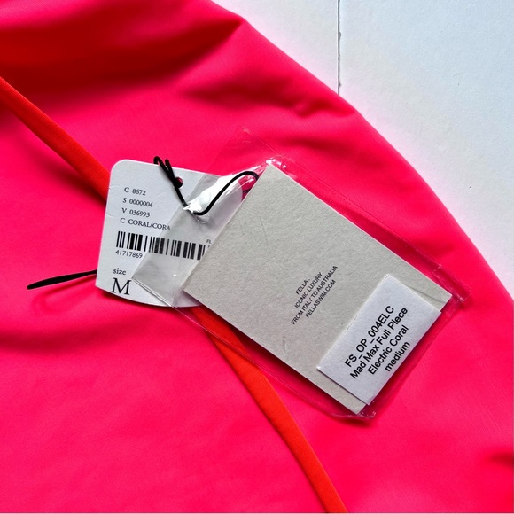 NWT Free People FELLA Mad Max Low Back Orange Sherbert One-Piece MSRP$180 - Picture 14 of 16